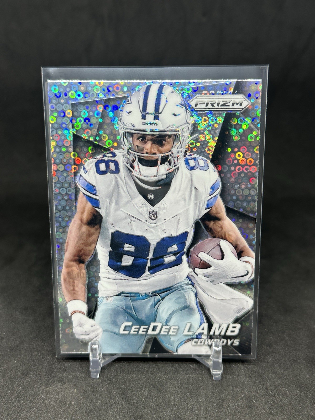 Ceedee Lamb 2024 Panini Prizm Flashback No Huddle Disco #2 Cowboys