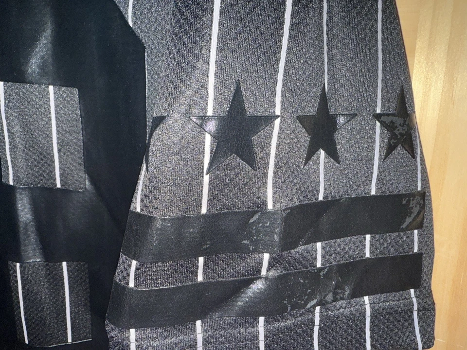 NWT Tony Hawk Baseball Jersey Medium Black And White  Black On Black - Image 4 of 4