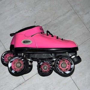 Riedell Ombré Pink  Dart Quad Roller Derby Speed Skates Size Ladies Size 6
