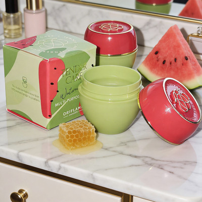 Oriflame Tender Care Multi Balm Ellenbogen 2x Duft Melone Brauen Hände Lippen  
