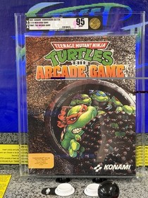 1991 Konami Commodore 64/128 Teenage Mutant Ninja Turtles TMNT Arcade VGA 95 MT