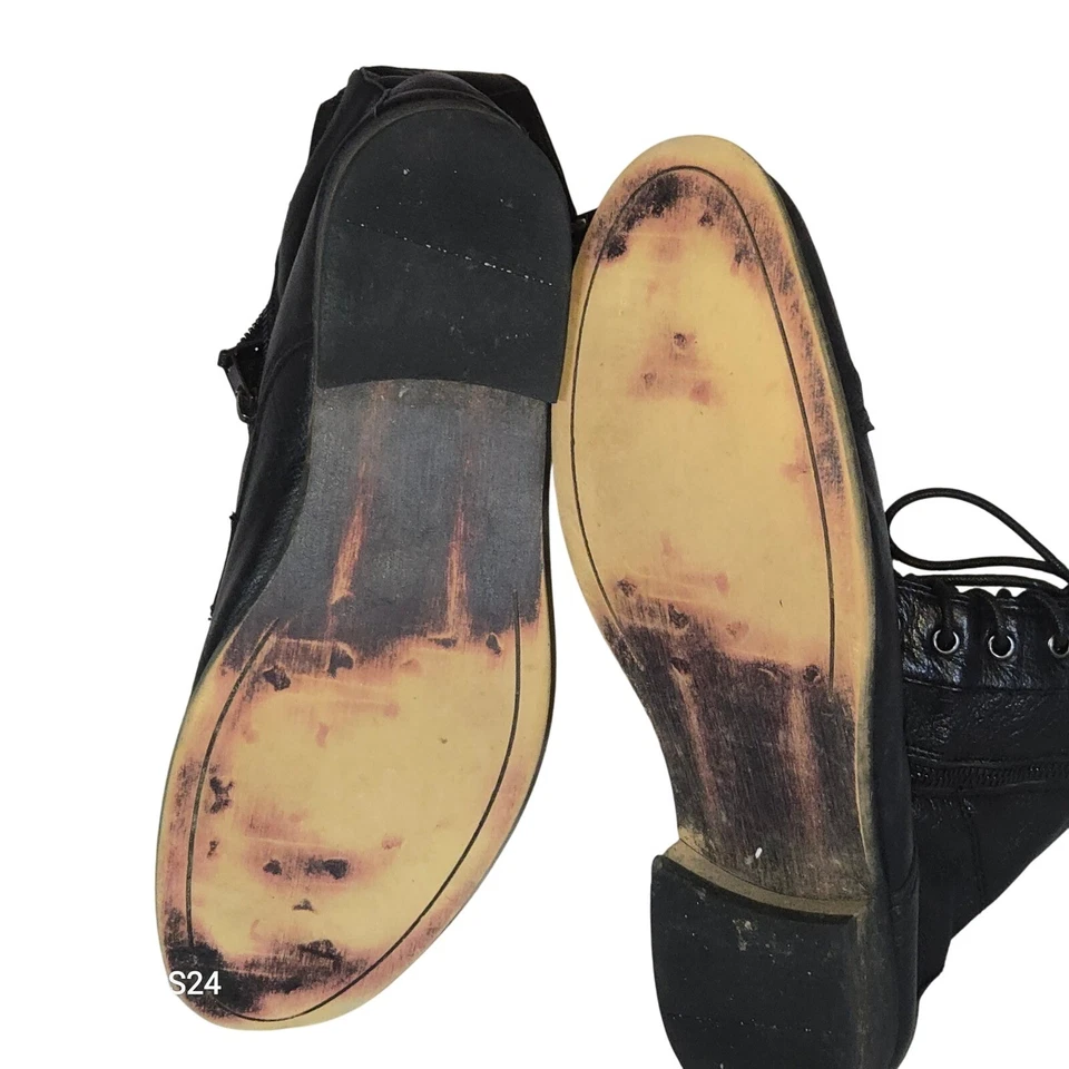 Мужские кожаные сапоги Kenneth Cole Reaction на шнуровке черные размер 10 М - Изображение 4 из 4