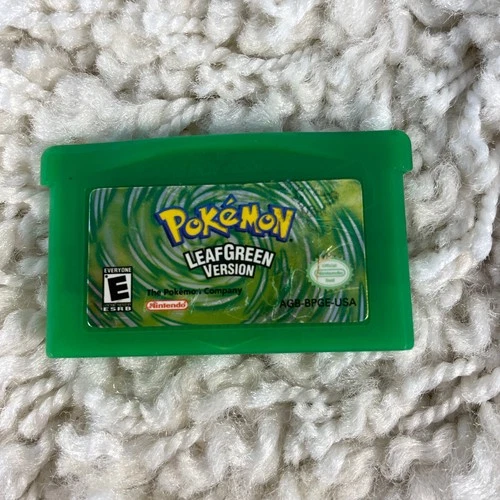 Pokemon LeafGreen Version (Nintendo Gameboy Advance, 2004) GBA Authentic Tested