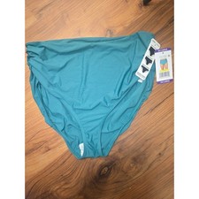 Anne Cole High Waist Bikini Bottoms SIze XXL Green 3 way Wear Beach Summer 6771