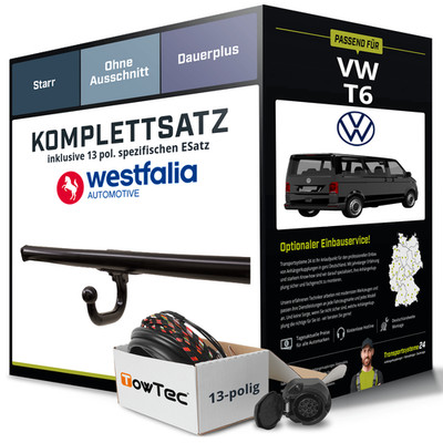 Anhängerkupplung WESTFALIA starr für VW T6 +E-Satz NEU
