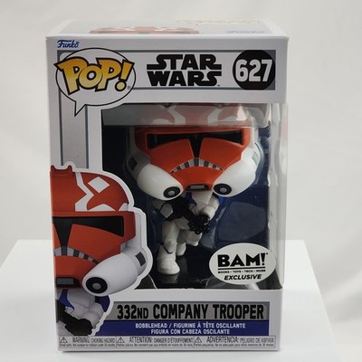 Funko Pop! Star Wars 332nd Company Trooper #627 BAM Exclusive Figure + Protector