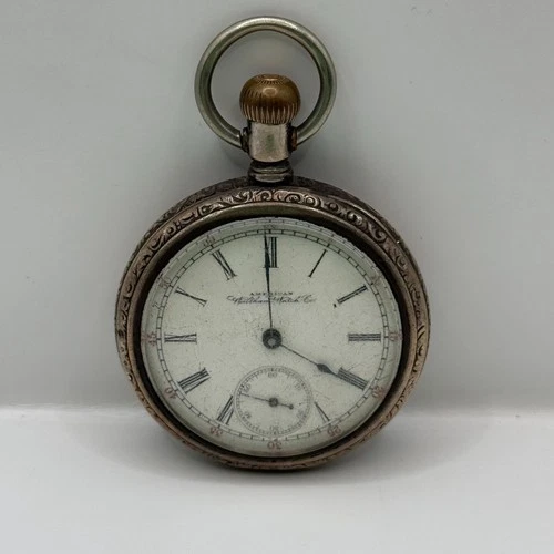 Waltham Riverside Pocket Watch Sub Seconds American Antique Parts Repair
