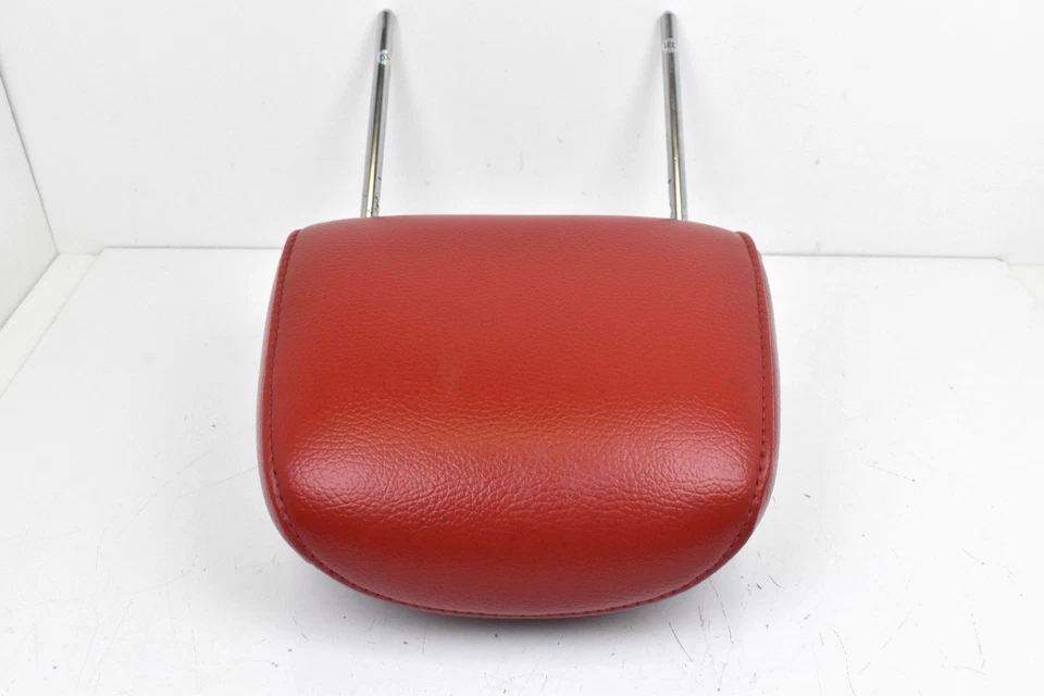 Conjunto de reposacabezas de cuero rojo asiento delantero Ford Mustang 2005-2009 OEM Foto 3 de 4