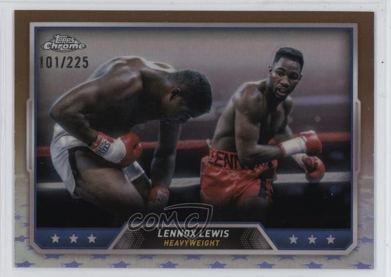 2024 Topps Chrome Bronze Refractor 101/225 Lennox Lewis #94 0w2r