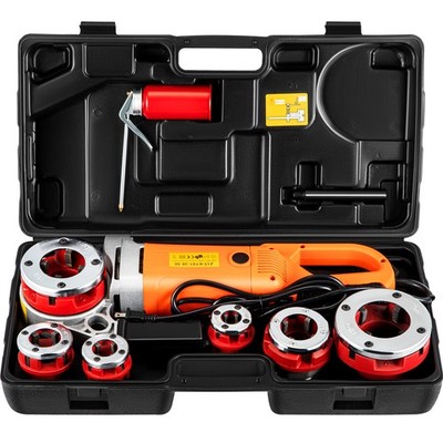 Uimoso Electric Pipe Threader Pipe Threading Machine 2300W 6 Dies 1/2-2''