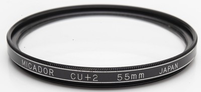 Micador CU+2 CU + 2 Nahlinse Vorsatzlinse close-up lens 55mm 55 mm