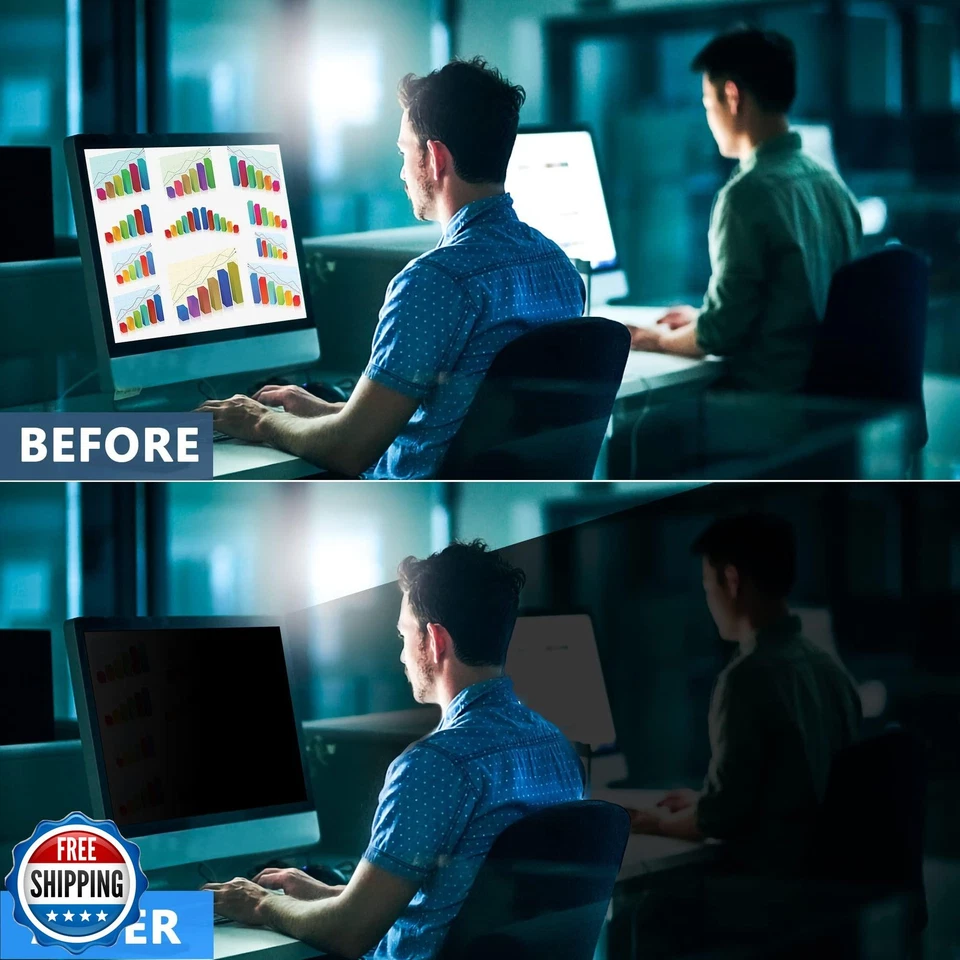 Dabernur 20.1 Inch Desktop Computer Privacy Screen Filter,Compatible with 16: - Image 4 of 4