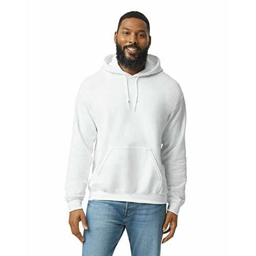 Adult Fleece Hooded Sweatshirt, Style G18500, Multipack, White (1-Pack),  Small | eBay