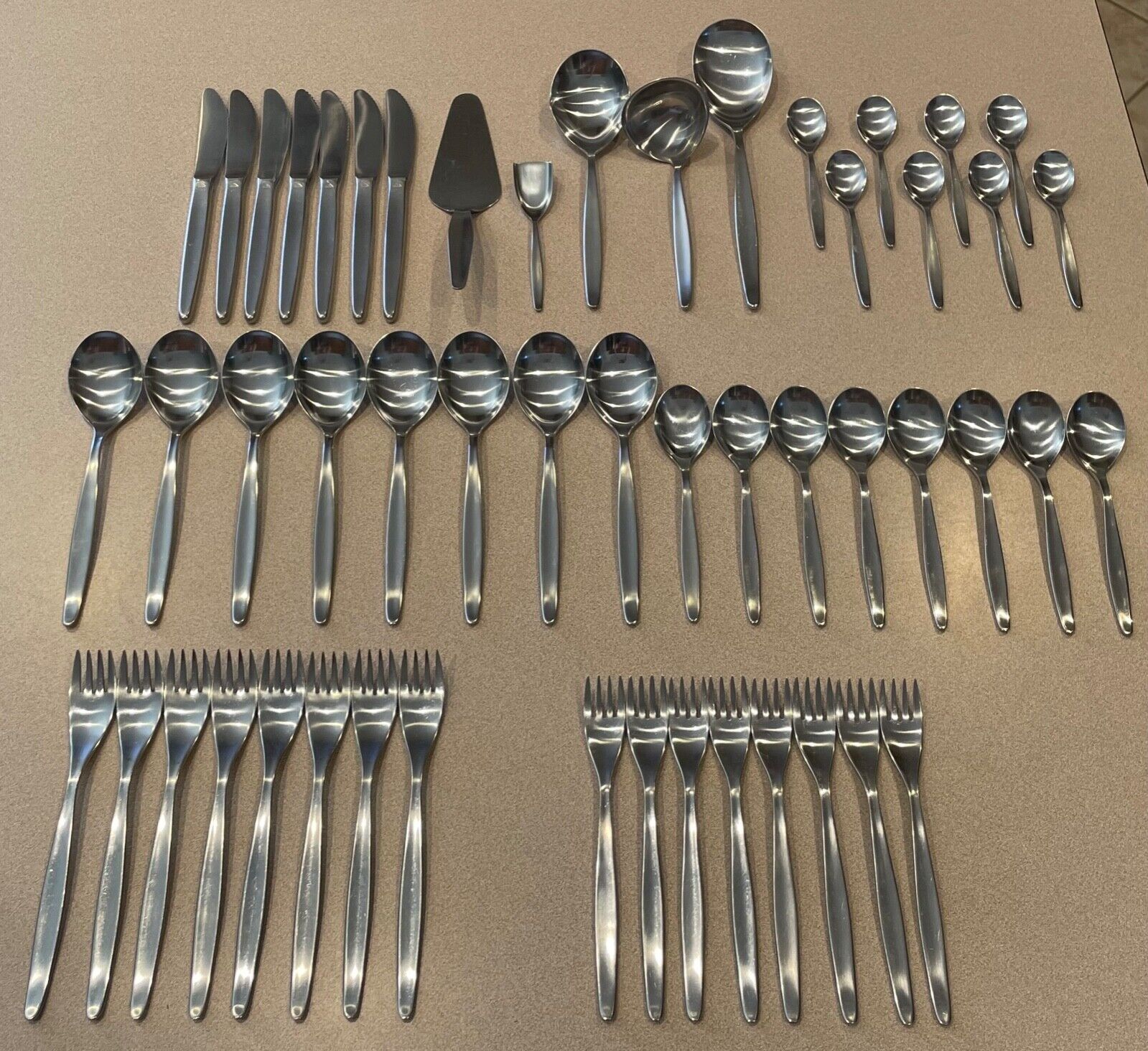 WMF Silver .800 Cutlery - ZURICH Pattern - 5 Piece Place Set / Setting