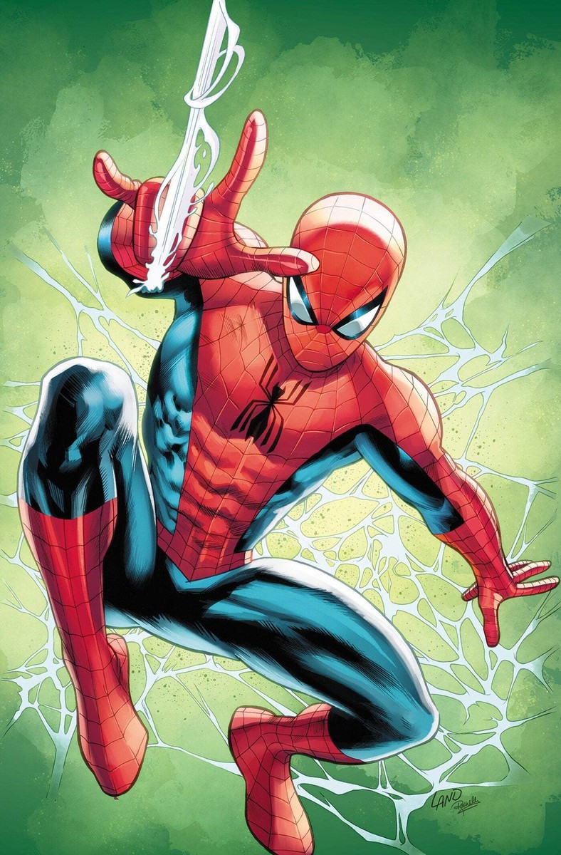 GoodMorning AMAZING Mr. Parker May　Lサイズ Amazing Spider-Man #1 Greg Land Full Art Ratio Variant 1:100 Vol 7