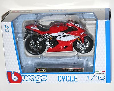 Burago MV AGUSTA F4 RR 2012 Motorcycle Model Scale 1:18
