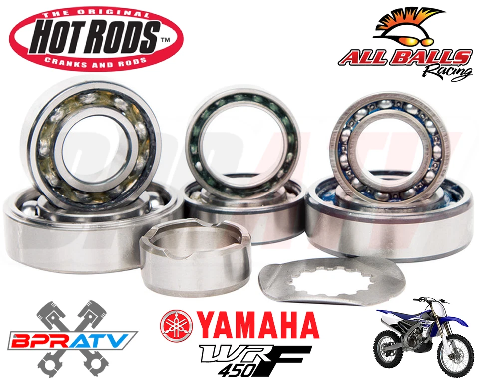 Kit de rolamentos de transmissão Hotrod 01-02 Yamaha WR426F WR 426F Hot Rods resistente - Imagem 2 de 4