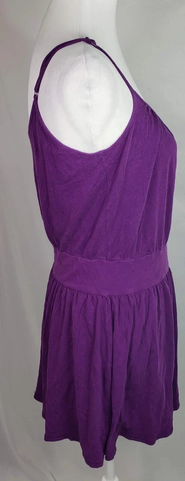 I love H81 Juniors Túnica Top Vestido Cami Correa Espagueti Pullover Púrpura Grande Foto 3 de 4