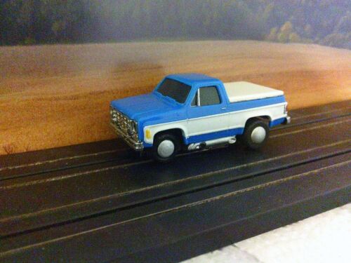 AFX Chevy pick-up with headlights in Blue/ White sides BODY ONLY