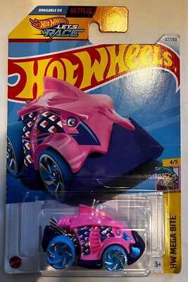 2024 HOT WHEELS PINK PIRANHA TERROR 4/5 MEGA BITE SERIES 87/250