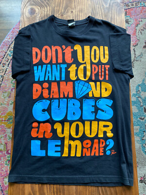 Stones Throw X Parra Black Medium Rare Mens Dont You Wanna Put Diamond Cubes 
