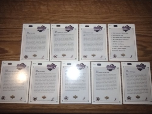 Complete set of 1991-92 Upper Deck Brett Hull Hockey Heroes inserts- Blues - Picture 2 of 2