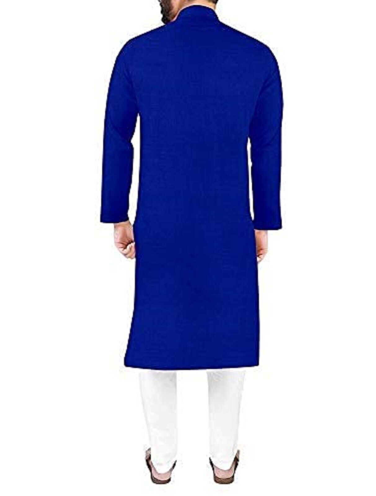 Buy online Royalblue Polyester Blend Kurta Pyjama Set from Clothing for Men  by Hangup for ₹899 at 70% off