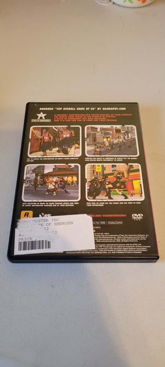 State of Emergency Sony PlayStation 2 PS2 Complete In Box CIB
