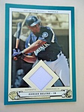 Adrian Beltre - 2005 U.D. Origins Materials Baseball Jersey card - Mariners -3B