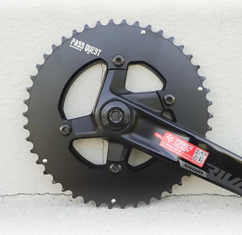 107BCD Double Chainring MTB Road Bicycle 46-33T 48-35T 50-37T 52-39T Chainwheels - Picture 23 of 33