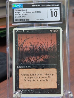 Cursed Land   CGC Gem Mint 10 (POP 1)  1995 4th Edition International Variant 