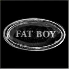 Round Fatboy Harley Davidson Motorcycle Biker Pin