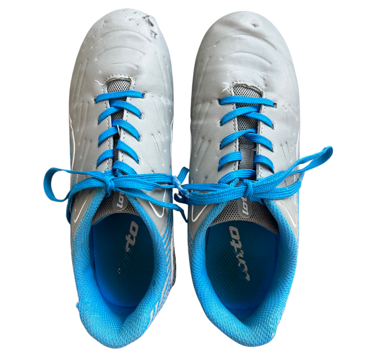 LOTTO Kids Soccer Cleats Youth Turf Soccer Cleats – Blue Size 3