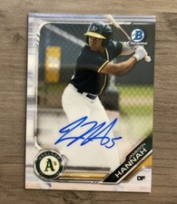 2019 Bowman Chrome Prospects Auto Jameson Hannah #CPA-JHA Auto