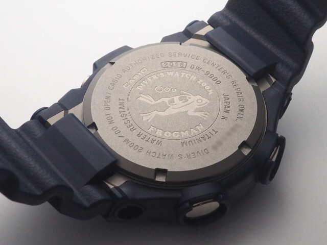 【CASIO G-SHOCK 】FROGMAN DW9900 CASIO G-Shock FROGMAN DW-9900-1A Men's Titanium Diver