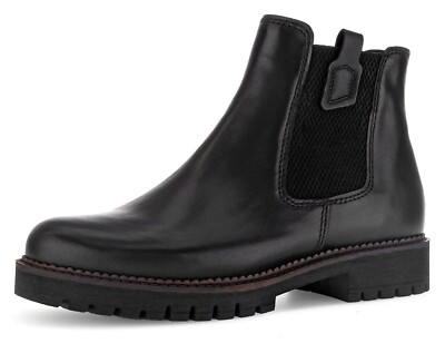 GABOR Davos Chelseaboots Blockabsatz, in bequemer Schuhweite G (weit) , Gr. 38,5