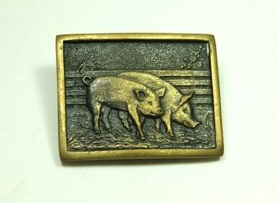 bts solid brass belt buckle