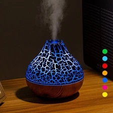 Mini Colorful Cool Humidifier, Volcano Shape Humidifier,USB Personal Desktop ...