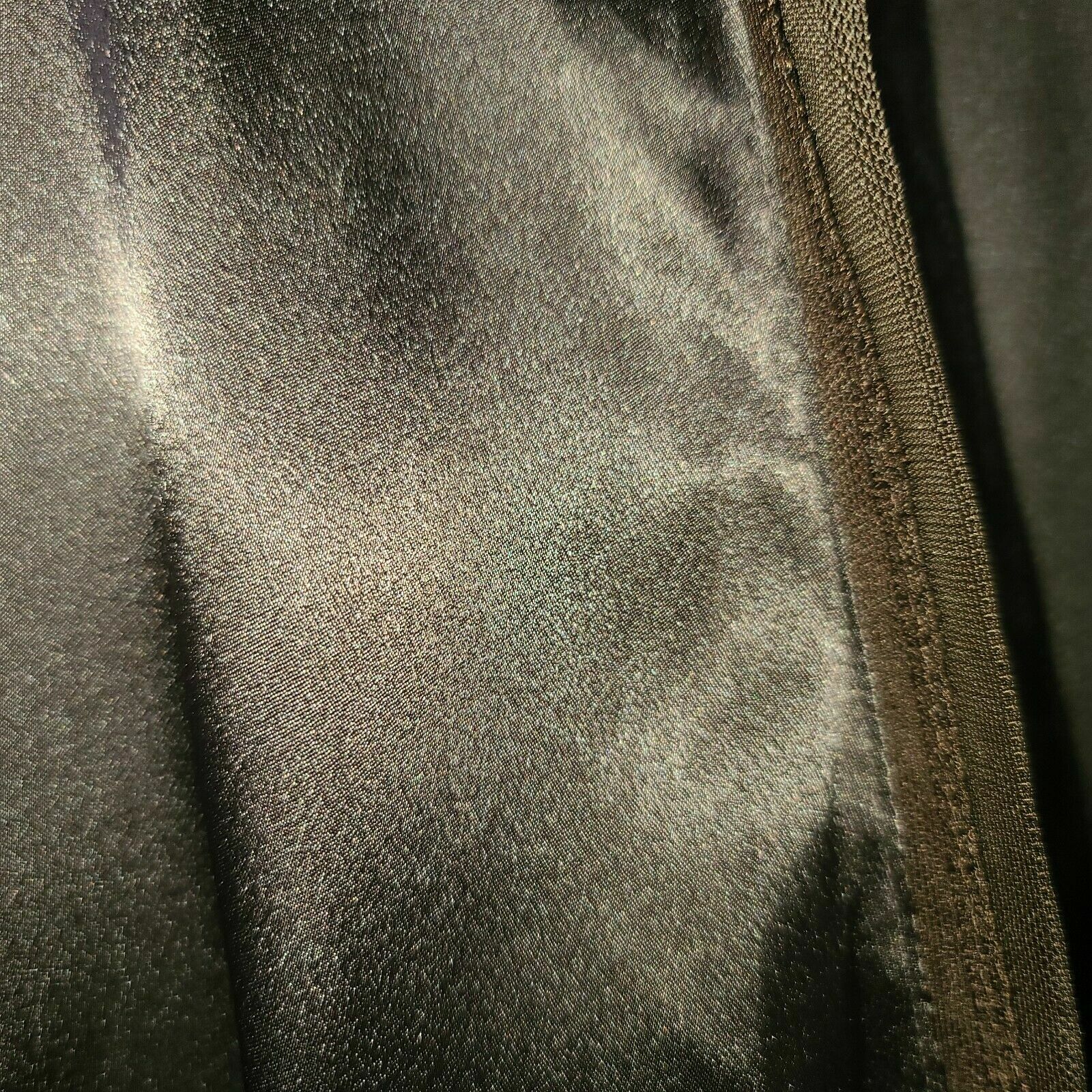 NWT $199 VERA WANG M Glossy Chocolate Satin & Mesh Chemise Nightgown & Robe Set