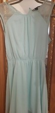 Forever 21 Mint Green Lace Dress Size Medium 
