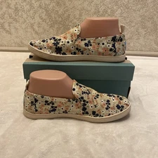 Toms Womens Alpargata Shoes. Multi-color Floral Flats Size 7.5