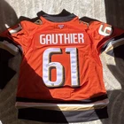 Anaheim Ducks Gauthier #61 Signed NHL Hockey Original Jersey Fanatics 🦆 🔥
