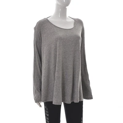 COS Femmes Coupe Confortable Col Rond Manches Longues Taille L Gris Véritable - Photo 1/4