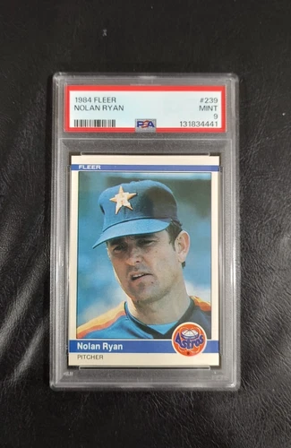 1984 Fleer #239 Nolan Ryan PSA 9