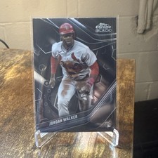 JORDAN WALKER RC 2023 Topps Chrome Black #65 Base Cardinals Rookie