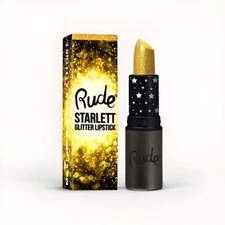 Rude Starlett Glitter Lipstick - Queen B # 87911 - 0.134 oz - New - Free Ship
