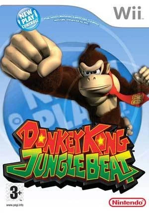 DONKEY KONG JUNGLE BEAT RVL-R49P-EAP PARA LA NINTENDO Wii USADO EN BUEN ESTADO