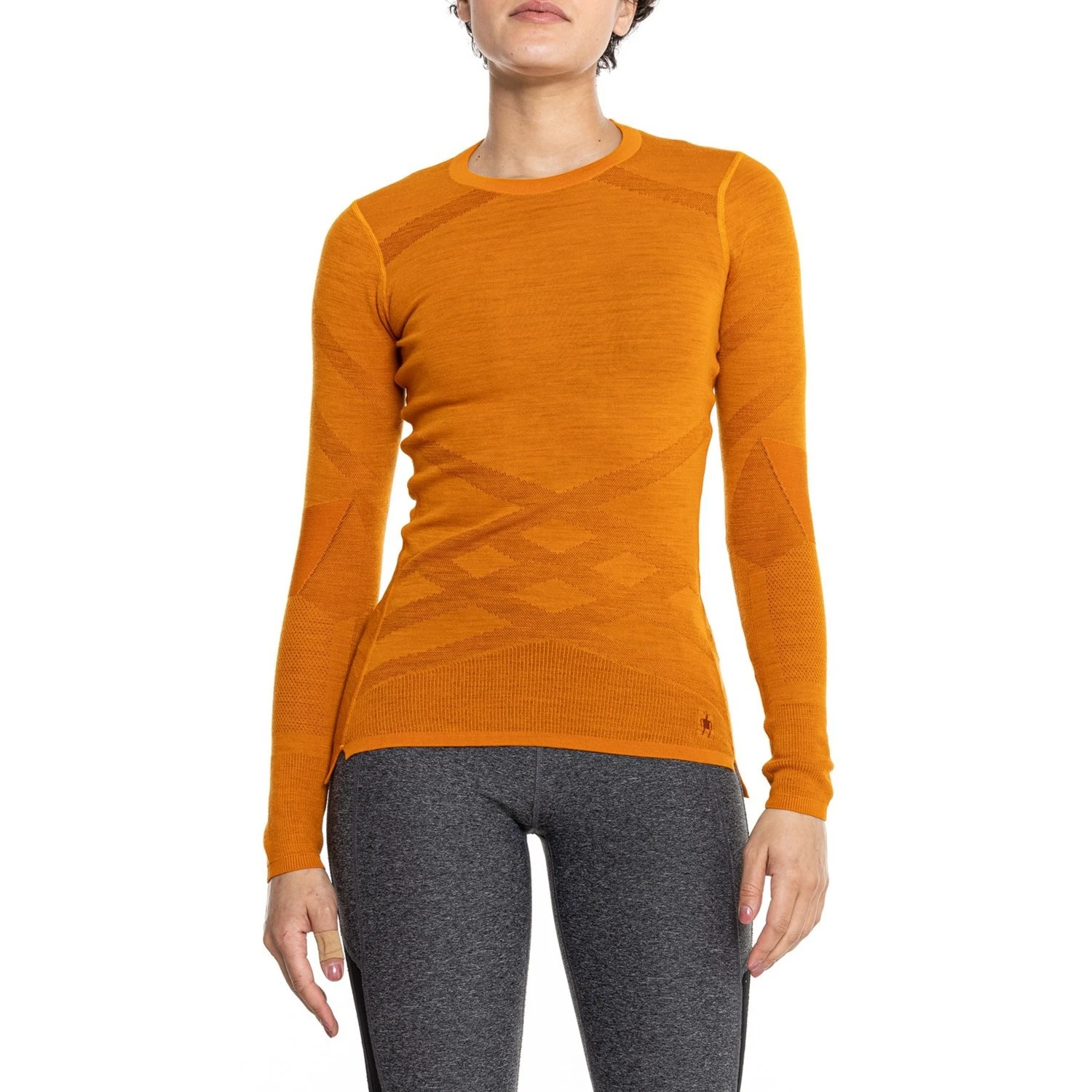 Smartwool Intraknit Active Base Layer Crew Womens S Wool merino compression form
