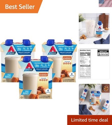 Delicious Gluten-Free Creamy Caramel Energy Shake - 12 Servings, Low Sugar
