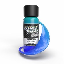 Spaz Stix 05110 - Color Change Airbrush Paint, Teal/Blue, 2oz Bottle